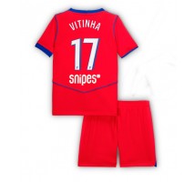 Paris Saint-Germain Vitinha #17 Koszulka Trzecia dzieci 2025-26 Krótki Rękaw (+ krótkie spodenki)